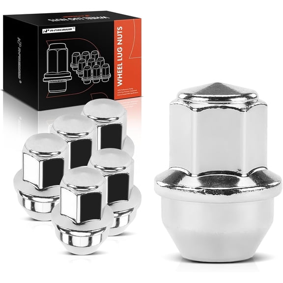 A-Premium M14-1.50 Wheel Lug Nuts Compatible with Ford F-150 Expedition Mustang Mach-E Transit-250 Transit-350 HD Lincoln Front or Rear 6-PC Set