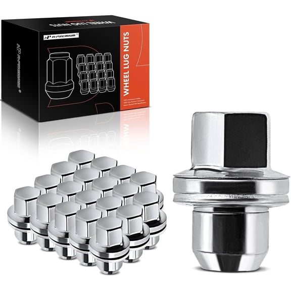 A-Premium M14-1.50 Wheel Lug Nuts Compatible with Land Rover Range Rover Sport Discovery LR3 LR4 Front and Rear 20-PC Set