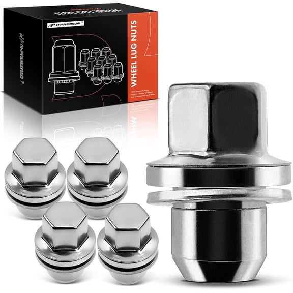A-Premium M14-1.50 Wheel Lug Nuts Compatible with Land Rover Range Rover Sport Discovery LR3 LR4 Front and Rear 5-PC Set