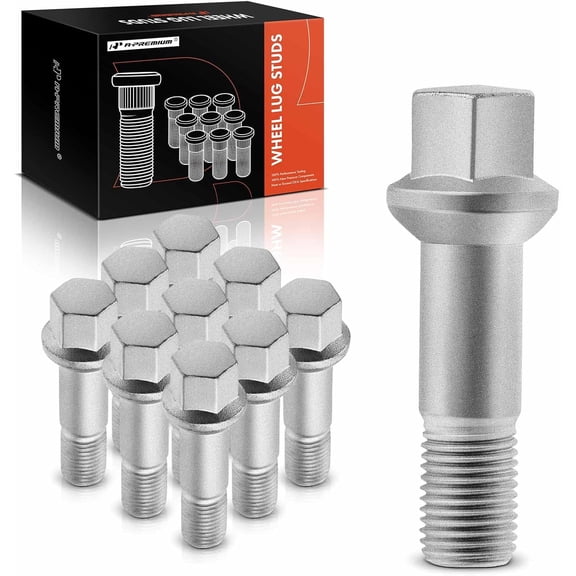 A-Premium M14-1.50 Wheel Studs Compatible with Mercedes-Benz E63 AMG R320 R350 R500 R550 R63 AMG S320 S400 S400L S420 S430 Front or Rear Side 5-PC Set