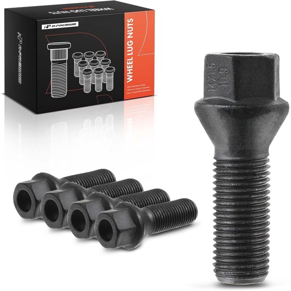 A-Premium M14-1.50 Wheel Studs Compatible with BMW 745i 745Li 2002-2005 750i 750Li 2006-2008 760i 760Li Alpina B7 X3 Front or Rear Side 5-PC Set