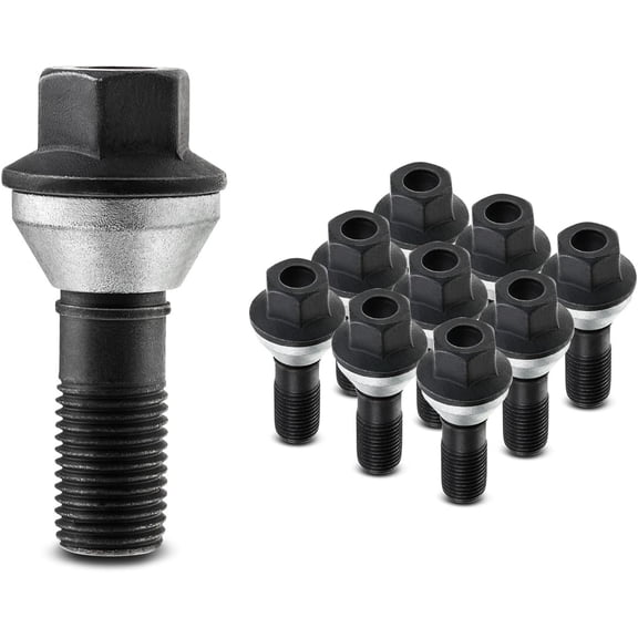 A-Premium M14-1.50 Wheel Studs Compatible with BMW E53 Series X5 2001-2006 3.0L 4.4L 4.6L 4.8L Front or Rear Side 10-PC Set