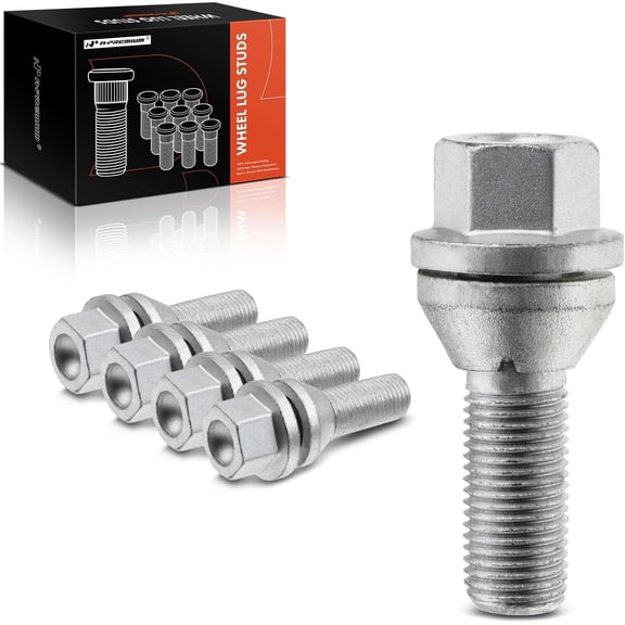 A-Premium M14-1.50 Wheel Studs Compatible with Volvo XC60 2010-2020 XC90 2016-2020 S60 2011-2020 XC40 XC70 S80 S90 V60 Front or Rear Side 5-PC Set
