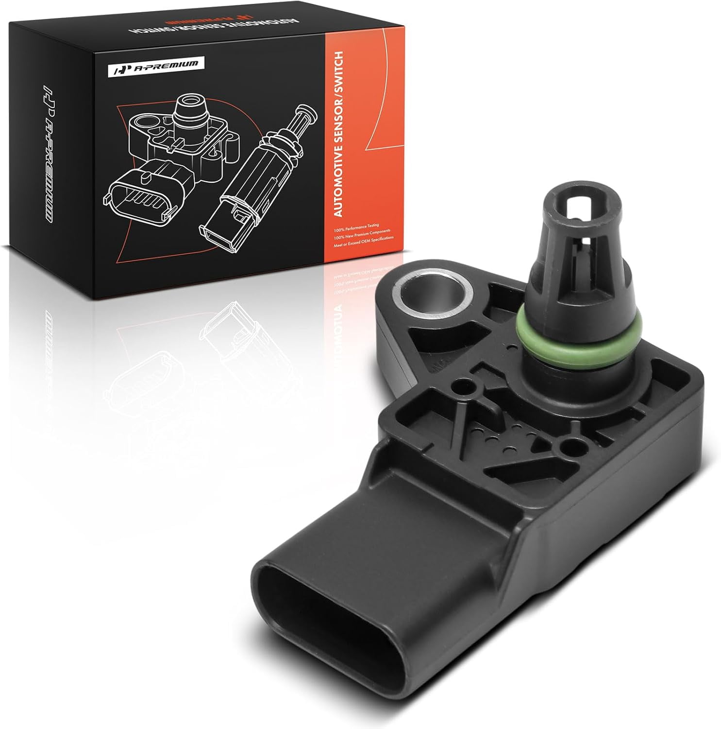 A-Premium Manifold Absolute Pressure Sensor [4 Pins] Compatible with ...