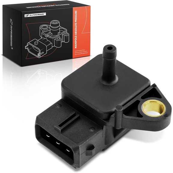 A-Premium Manifold Pressure (MAP) Sensor [3 Pins] Compatible with Mercedes-Benz C220, C230, C280, C36 AMG, E320, E420, S320, S420, S430, S500, S600, SL500, SL600, SKL230, 300E, ML320, ML55 AMG