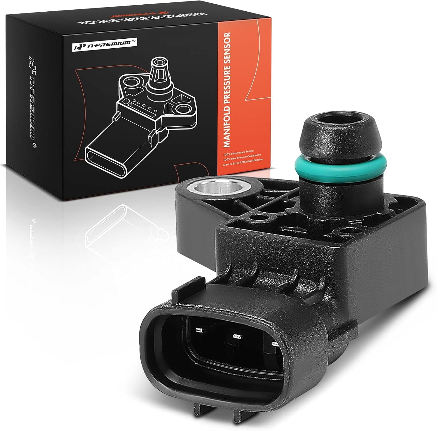 A-Premium Manifold Pressure (MAP) Sensor [3 Pins] Compatible with Subaru Crosstrek 2017-2019, Impreza 2018-2019, 2.0L