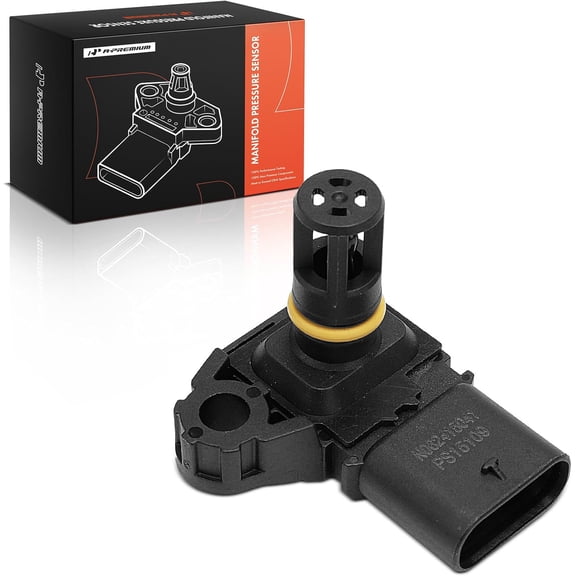 A-Premium Manifold Pressure (MAP) Sensor [4 Pins] Compatible with Ford F-150 2015-2020, Explorer 2016-2019, Transit-150/250/350/350 HD 2016-2019, Transit Connect, Taurus & Lincoln Continental