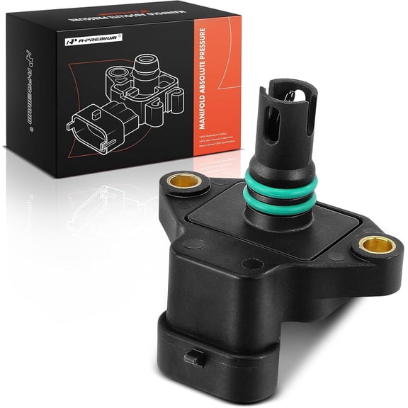 A-Premium Manifold Pressure (MAP) Sensor [4 Pins] Compatible with Mini Cooper 2002-2008 1.6L & Land Rover Freelander 2002-2005 2.5L, Replace# AS4906