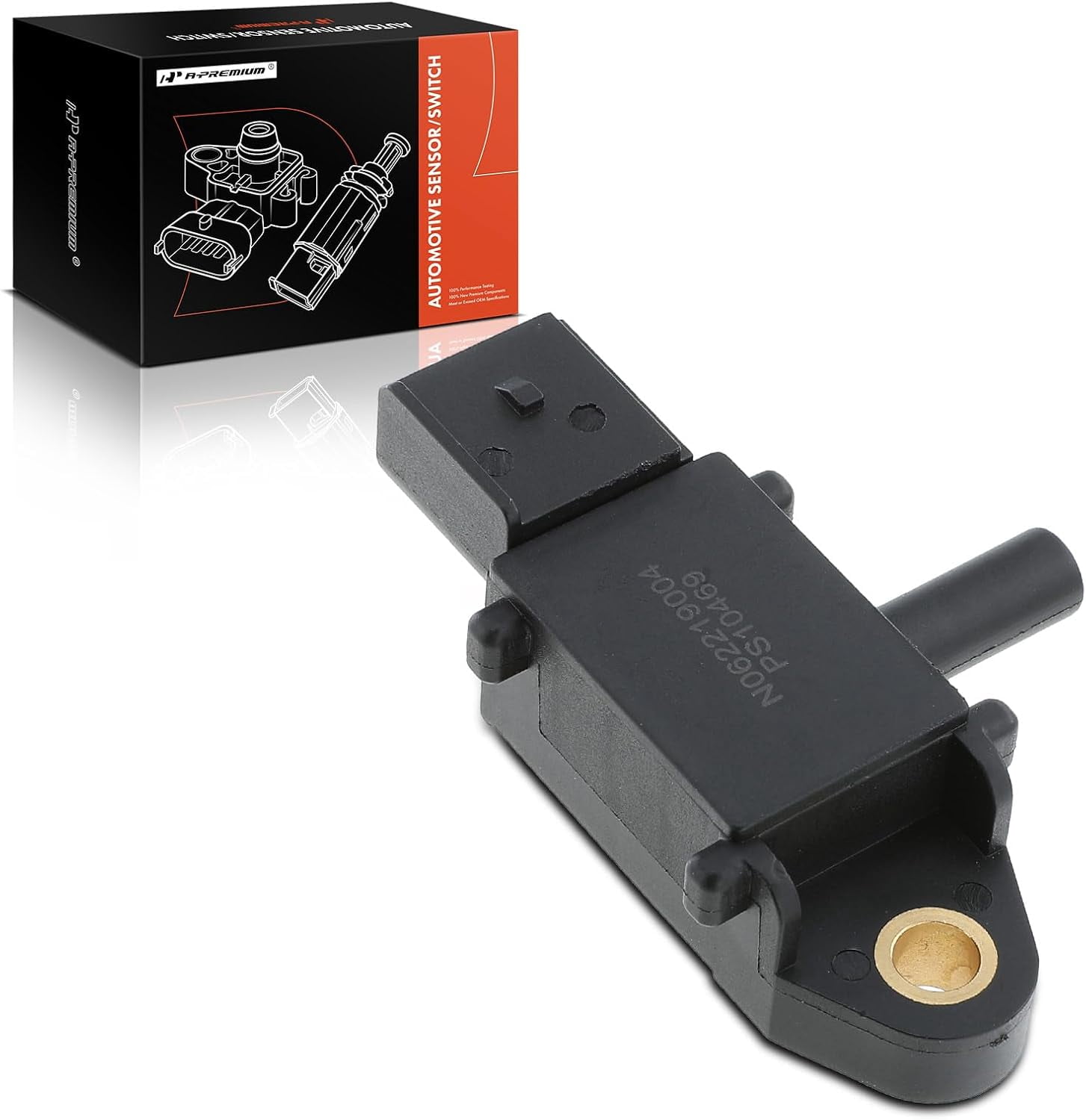 A-Premium Manifold Pressure MAP Sensor [W/ 3Pins] Compatible with 8Cyl 6.4L Ford F-250 F-350 F-450 F-550 Super Duty 2008 2009 2010 - Turbocharged Diesel