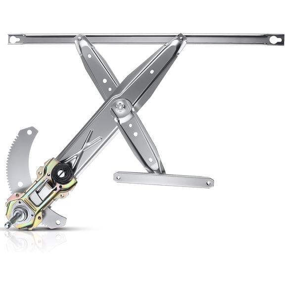 A-Premium Manual Window Regulator Compatible with Honda Civic 1996-2000 2 Door Front Right Passenger Side
