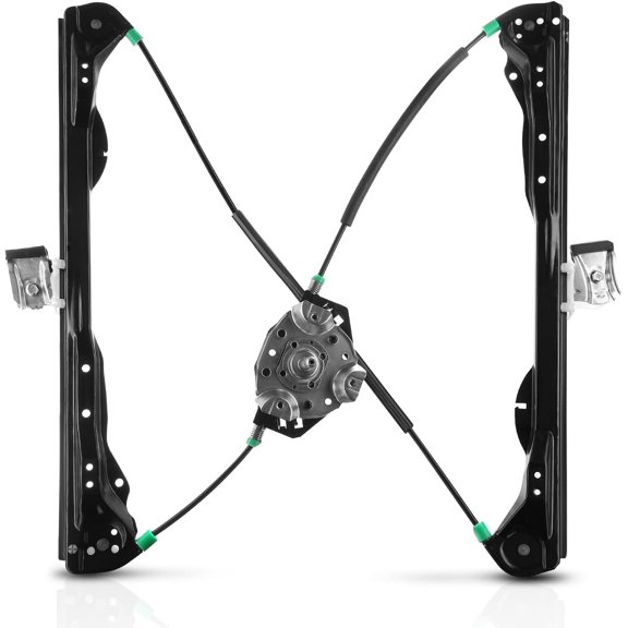 A-Premium Manual Window Regulator Compatible with Ford Focus 2000-2007 Sedan 4-Door Only, Focus 2000-2004 Wagon 4-Door Only, Front Right Passenger Side, Replace# 6S4Z5423200AA
