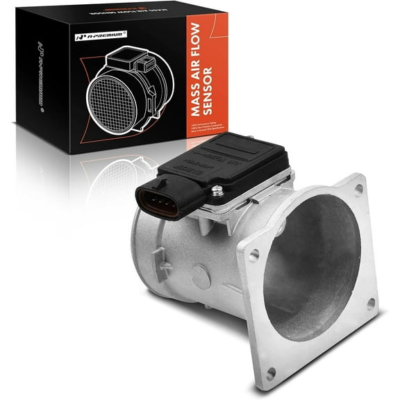A-Premium Mass Air Flow Sensor Meter [4-Pins] Compatible with Ford F-150 1994-1996, F-250 1994-1996, Bronco 1994-1996, E-150 Econoline 1993-1996, Replace# F5UZ12B579AARM