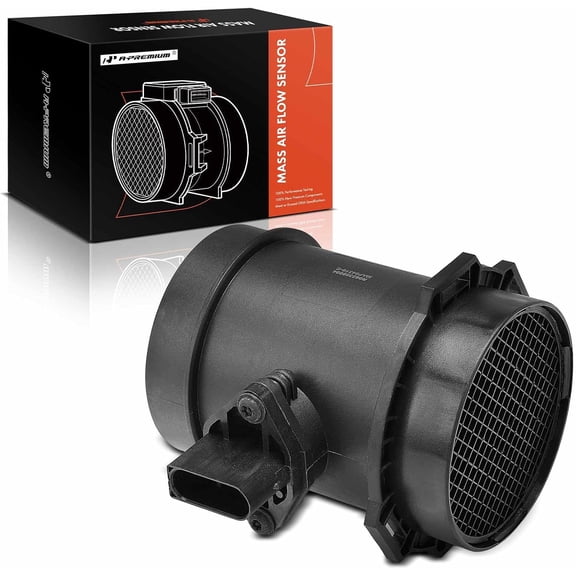 A-Premium Mass Air Flow Sensor Assembly [5 Pins, V8 4.4L] MAF Compatible with BMW 745i E65 2002-2003, 745Li E66 2002-2003, Replace# 13627501554, 280218077