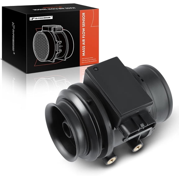 A-Premium Mass Air Flow Sensor Assembly [5 Pins] MAF Compatible with Ford Escort 1996 & Kia Sephia 95-97 & Mercury Tracer 1996 & Mazda MPV 96-98, Miata 94-97, Protege, MX-3