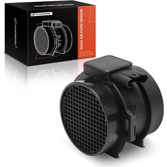 A-Premium Mass Air Flow Sensor Assembly [6 Pins, 6Cyl 2.5L] Compatible with BMW 325Ci 2003-2006, 325i 2003-2005, X3 2004-2006, Z4 2003-2005, Replace# 13627513957, 13627566984