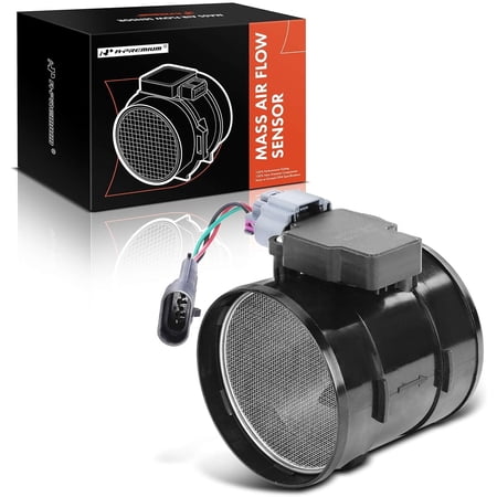 A-Premium Mass Air Flow Sensor Meter Assembly W/ 3Pins [fits OHV, 6,8Cyl 4.3 5.0 5.7 7.4 ] Compatible with Cadillac & Chevy & GMC, fits C/K Class C2500, Escalade, K3500, Savana, Tahoe, Express & More