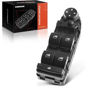 A-Premium Master Power Window Switch Compatible with BMW E60 E61 528i 535i 550i M5 2008-2010, 528xi 535xi 2008, W/O Rear Window Sunshade, Replace# 61319122110