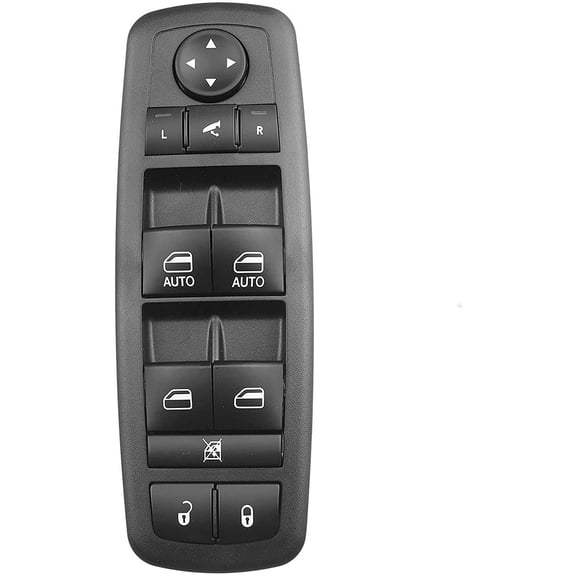 A-Premium Master Power Window Switch Compatible with Chrysler 300 Dodge Journey Ram 1500 2500 3500 Front Left with Power Folding Mirror Fits select: 2016-2017 RAM 1500 SLT