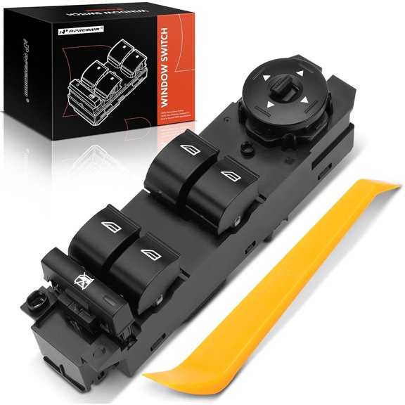 A-Premium Master Power Window Switch Compatible with Ford Escape 2013/2015-2019, Focus 2013/2015-2018, 20 Pins, with Driver Auto Down, Front Left Driver Side