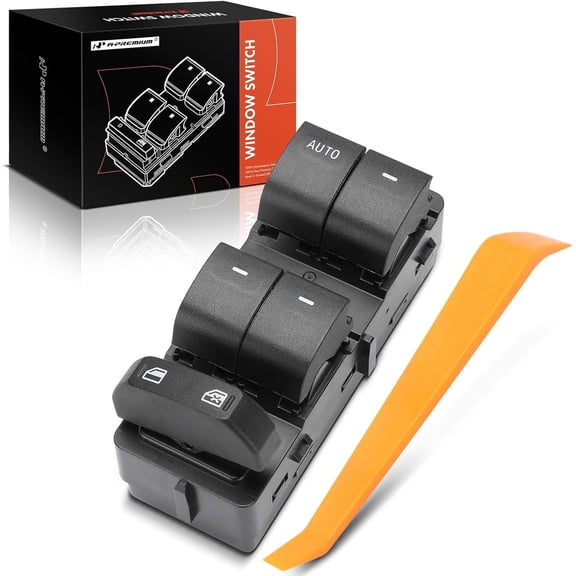 A-Premium Master Power Window Switch Compatible with Ford F-250 F-350 F-450 F-550 Super Duty, Explorer, Fusion, Edge, Expedition, Crown Victoria, Explorer Sport Trac, & Mercury Grand Marquis, Milan