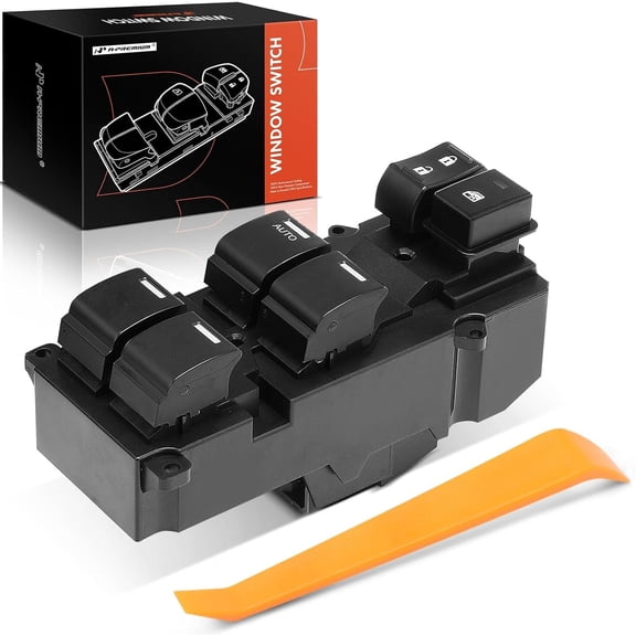 A-Premium Master Power Window Switch Compatible with Honda Accord 2013 2014 2015 2016 2017, Sedan 4 Door Only, with 1 Single Auto, Front Left Driver Side, Replace# 35750T2AA91