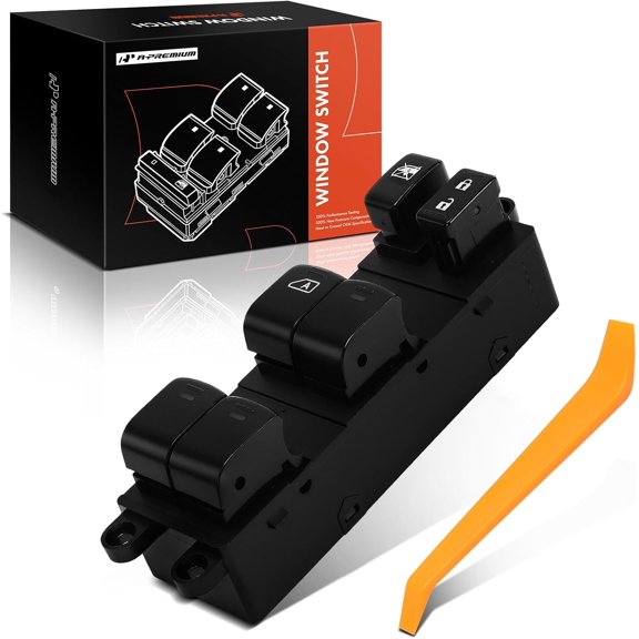 A-Premium Master Power Window Switch Compatible with Subaru Outback Legacy 2010 2011 2012, Front Left Driver Side, Replace# 83071-AJ010, DWS365, 83071AJ010