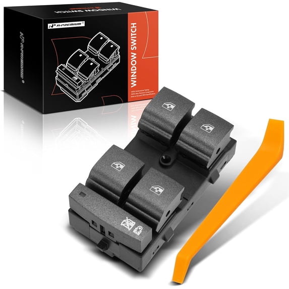A-Premium Master Power Window Switch Compatible with Buick Lacrosse 2010-2016, Allure 2010, Front Left Driver Side, Replace# 25964262, 25964263