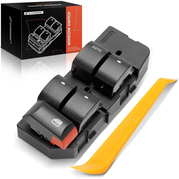 A-Premium Master Power Window Switch Compatible with Chevrolet Cobalt 2005-2010 & Pontiac G5 2007-2009, Front Left Driver Side