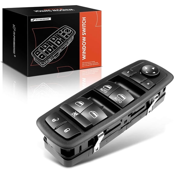 A-Premium Master Power Window Switch Compatible with Dodge Durango Jeep Grand Cherokee 2016-2021 Sport Utility Front Driver Side