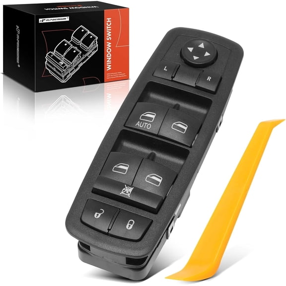 A-Premium Master Power Window Switch Compatible with Dodge Journey 2011-2016, 8+13 Pins, with Driver Auto Up/Down, Front Left Driver Side