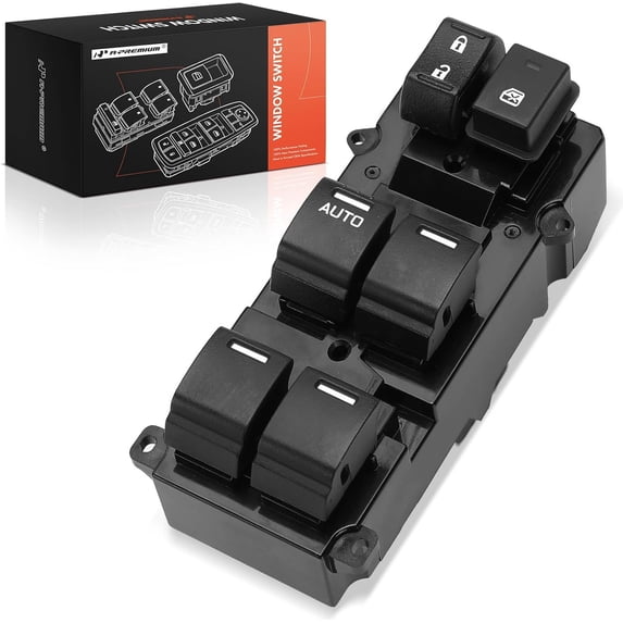 A-Premium Master Power Window Switch Compatible with Honda CR-V CRV 2010 2011 2012 2013, Front Left Driver Side