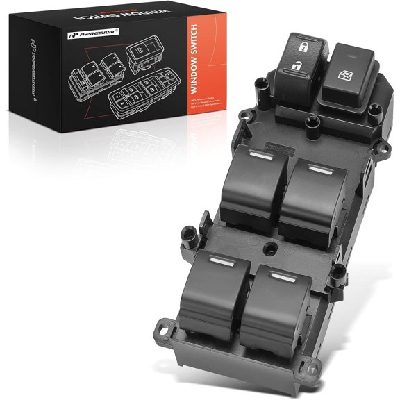 A-Premium Master Power Window Switch Compatible with Honda Crosstour 2012 2013 2014 2015, Front Left Driver Side