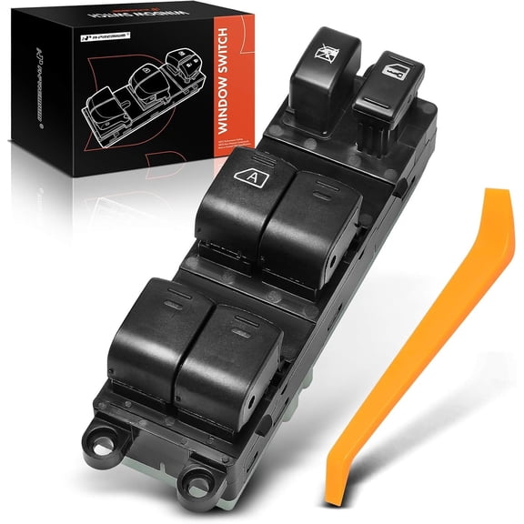 A-Premium Master Power Window Switch Compatible with Nissan Frontier 2005-2007 Crew Cab Pickup, Xterra 2005-2007 Sport Utility, Front Left Driver Side, Replace# 25401EA003, 25401ET000