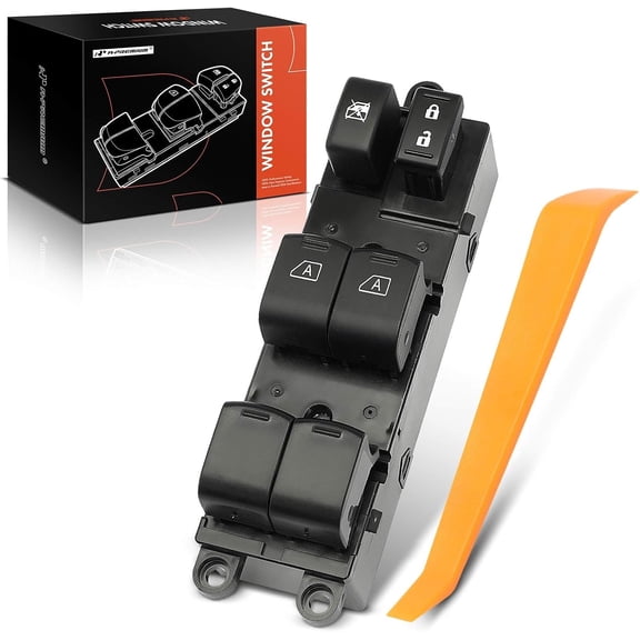A-Premium Master Power Window Switch Compatible with Nissan Maxima 2004-2008 & Infiniti FX35 2003-2004, Front Left Driver Side, Replace# 25401ZK30A