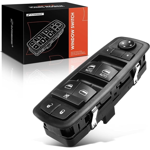 A-Premium Master Power Window Switch Compatible with Ram 1500 2014-2015 2500 3500 4500 5500 2013-2015 Front Left