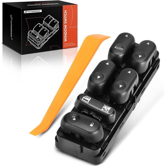 A-Premium Master Power Window Switch Compatible with Ford Escape 2002-2007 & Mazda Tribute 2001-2006 & Mercury Mariner 2005-2007, Sport Utility, Front Left Driver Side, Replace# 3L8Z14529AAA