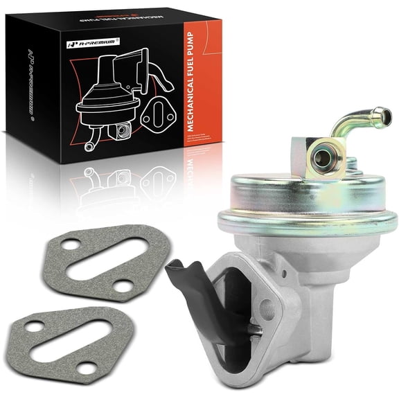 A-Premium Mechanical Fuel Pump with Gasket Compatible with Chevy, GMC, Pontiac, Buick & Oldsmobile Models - 350, 327, 383, Blazer, Camaro, Malibu, Monte Carlo, Jimmy, C1500, Century, Regal, Grand Am