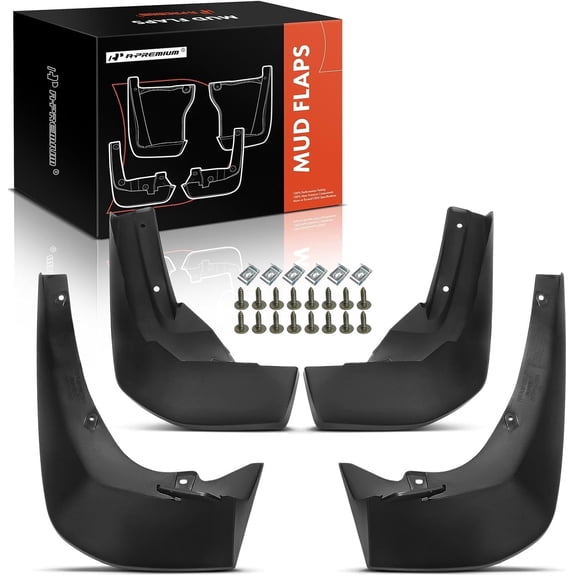 A-Premium Mud Flaps Compatible with Honda Passport 2019-2024 & Pilot 2016-2022 Splash Guards Fender Front & Rear Mud Guards Splash 4PCS, with Hardware, No Drilling Required