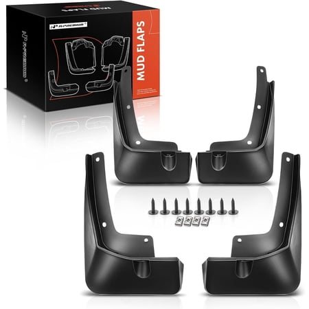 A-Premium Mud Flaps Mudguards Splash Guard Compatible with Hyundai Santa Fe 2019 2020 Sport Utility Front and Rear 4-PC Set