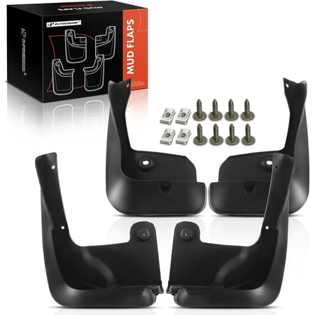 A-Premium Mud Flaps Splash Guards Compatible with BMW F26 X4 2016-2018 M-Sport Only Without Running Board 4-PC