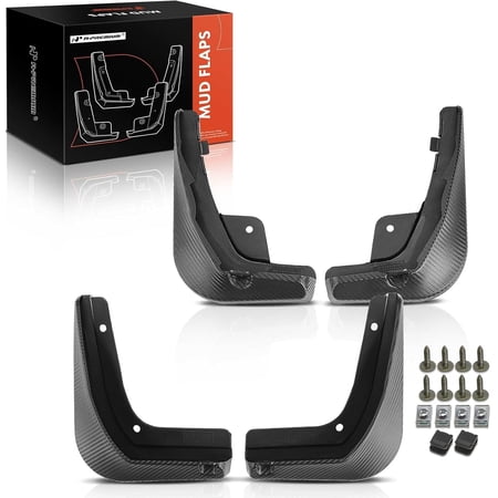 A-Premium Mud Flaps Splash Guards Compatible with Cadillac XT4 2019-2020 Front and Rear 4-PC Set