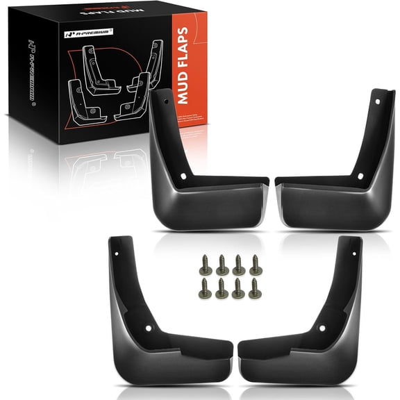 A-Premium Mud Flaps Splash Guards Compatible with Chevrolet Malibu 2016-2018 Front and Rear 4-PC Set