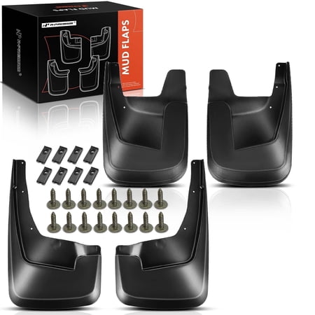 A-Premium Mud Flaps Splash Guards Compatible with Dodge Ram 1500 2019-2021 Front and Rear Without fender flares 4-PC Set