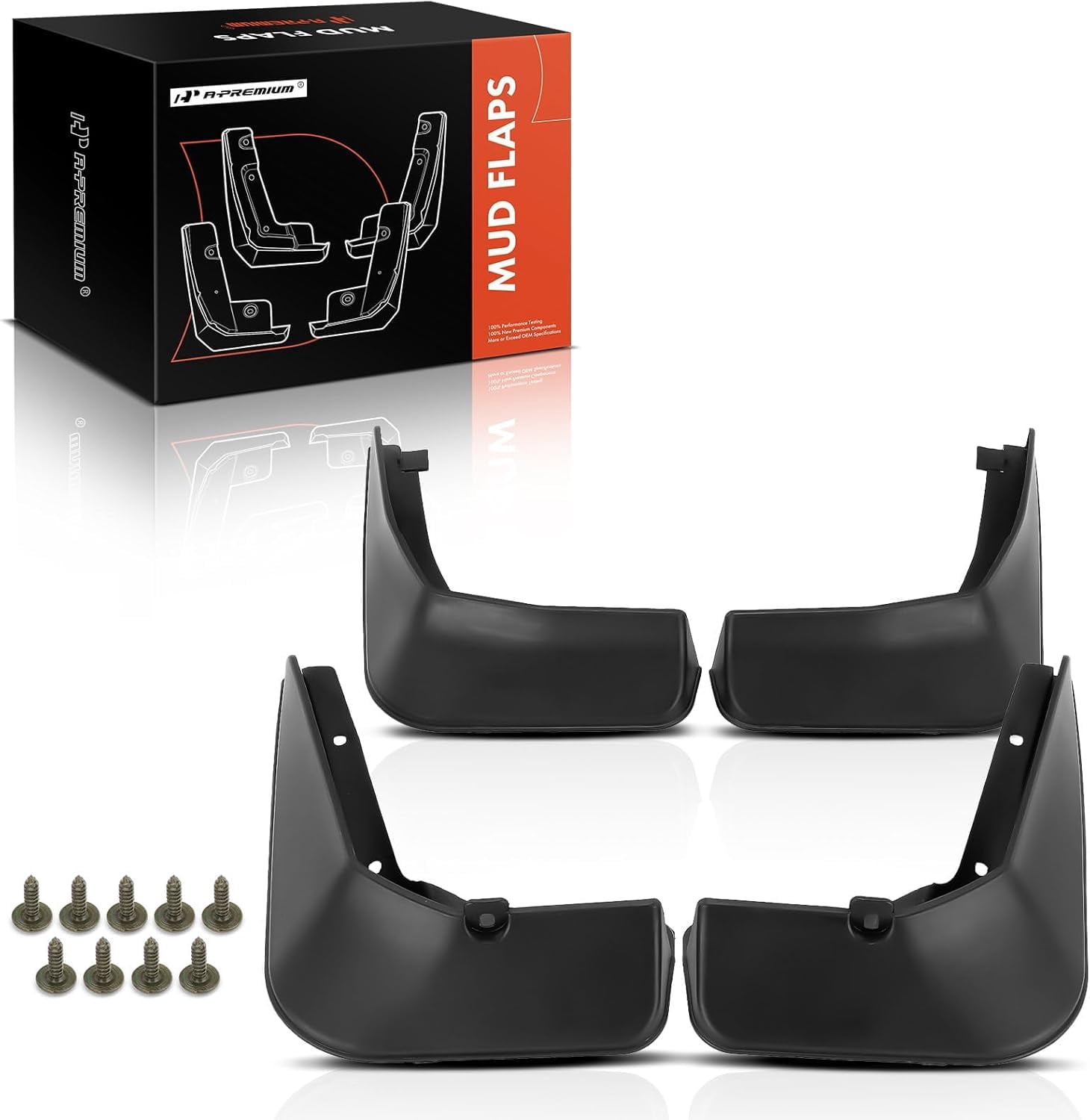 A-Premium Mud Flaps Splash Guards Compatible with Ford Taurus 2013-2017 4-PC Set