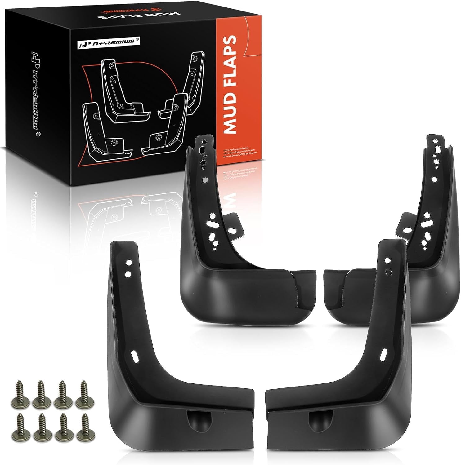 A-Premium Mud Flaps Splash Guards Compatible with Hyundai Sonata 2011-2013 Front and Rear 4-PC