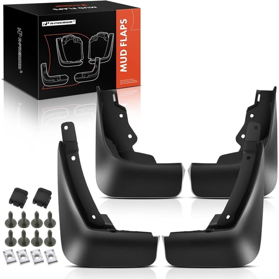 A-Premium Mud Flaps Splash Guards Compatible with Lincoln Corsair 2020-2021 Front and Rear 4-PC Set