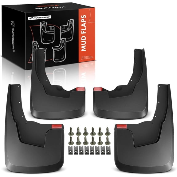 A-Premium Mud Flaps Splash Guards Compatible with Ram 1500 2019-2020 Front and Rear with fender flares 4-PC Set
