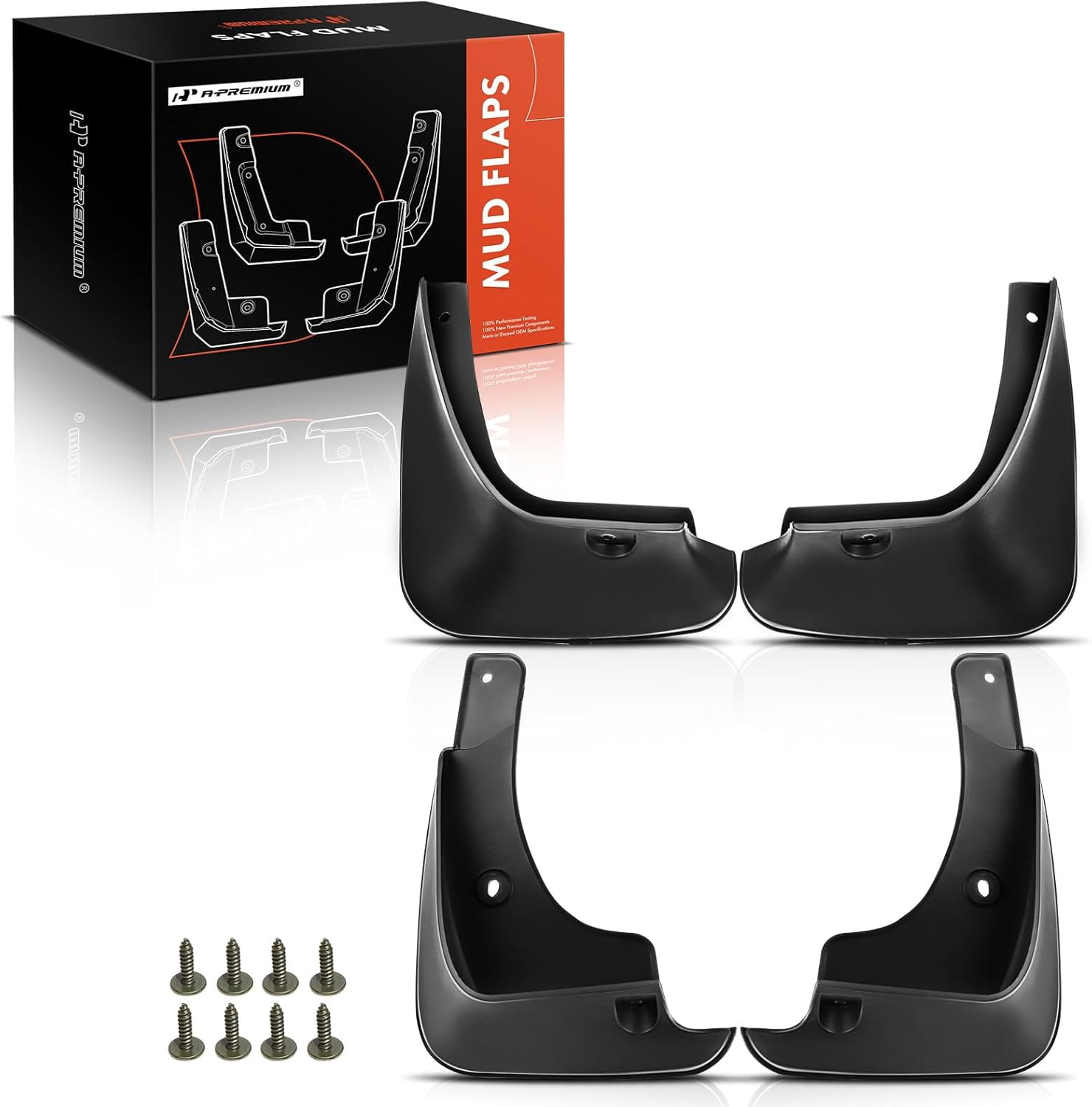 A-Premium Mud Flaps Splash Guards Compatible with Toyota Camry 2002-2006 Front and Rear 4-PC