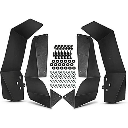 A-Premium Mud Flaps Splash Guards Fender Flares Replacement for Polaris RZR-S 900 RZR-4 900 RZR-S 1000 2015 2016 2017 2018 Utility Vehicle 4-PC