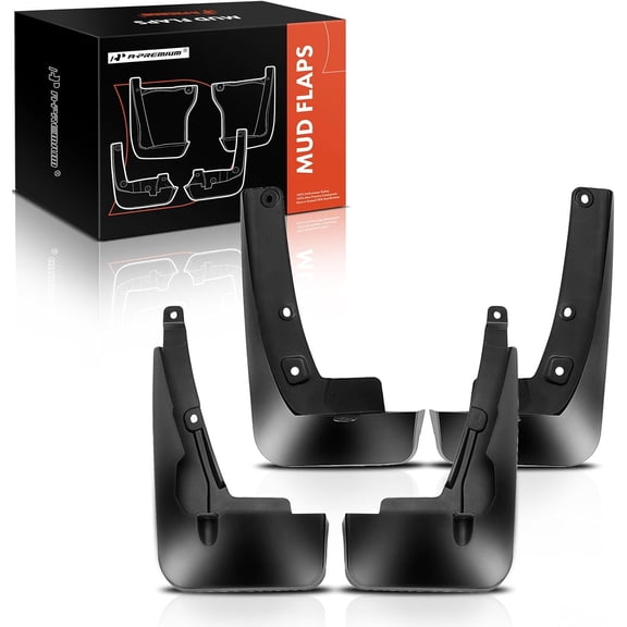 A-Premium Mud Flaps Splash Guards Mudguards Compatible with Toyota Highlander 2020-2021 Sport Utility Front and Rear 4-PC Set Without Side Kirts
